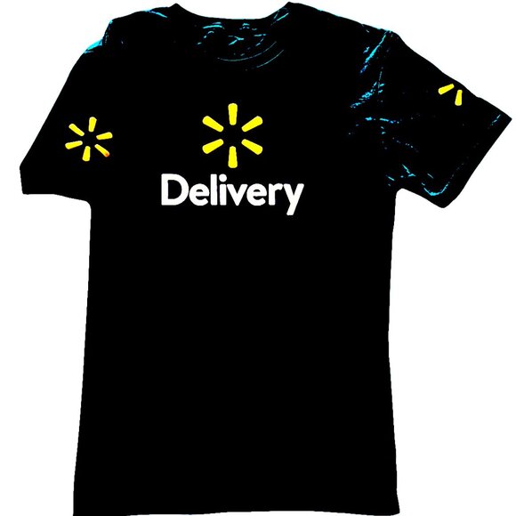 Spark / Walmart Reflective BLACK Tshirt - Delivery Driver (T-shirt Shirt Tee) - Picture 7 of 8